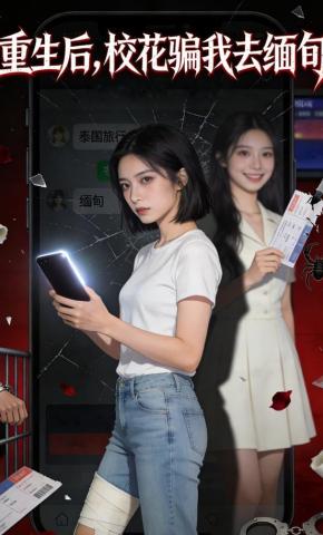 短剧《重生后，校花骗我去缅甸》海报