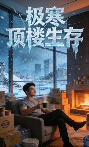 短剧《极寒顶楼生存》海报