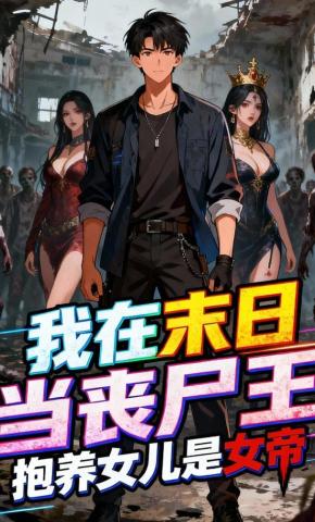 短剧《我在末⽇当丧⼫王，抱养⼥⼉是⼥帝》海报