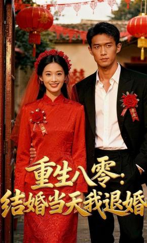 短剧《重生八零：结婚当天我退婚》海报