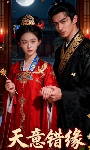 短剧《天意错缘》海报