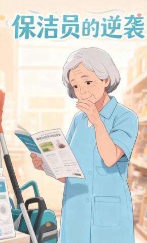 短剧《保洁员的逆袭》海报