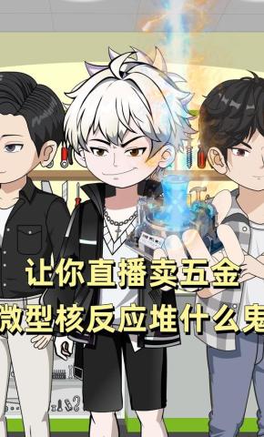 短剧《让你直播卖五金，微型核反应堆什么鬼》海报