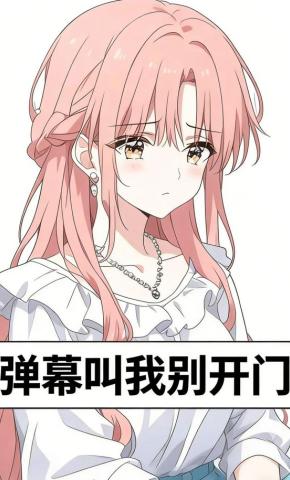 短剧《弹幕叫我别开门》海报