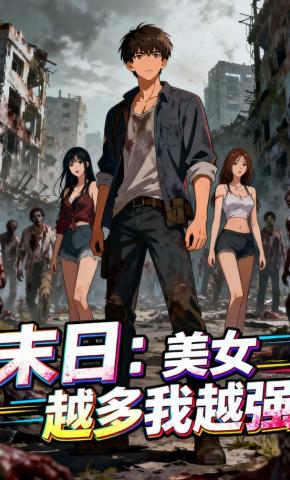 短剧《末日：美女越多我越强》海报