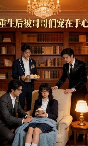 短剧《重生后被哥哥们宠在手心》海报