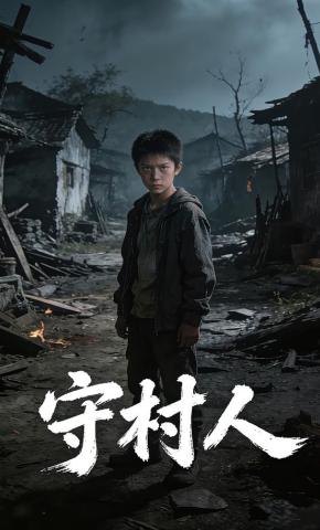 短剧《守村人》海报