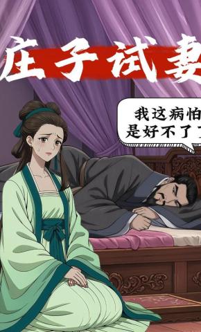 短剧《庄子试妻》海报