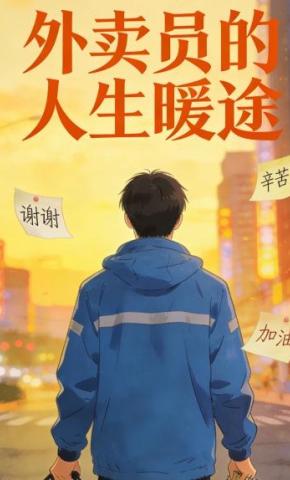 短剧《外卖员的人生暖途》海报