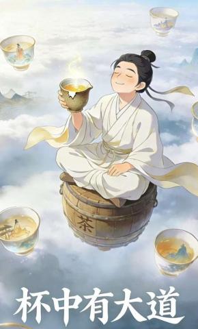 短剧《杯中有大道》海报