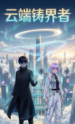 短剧《云端铸界者》海报