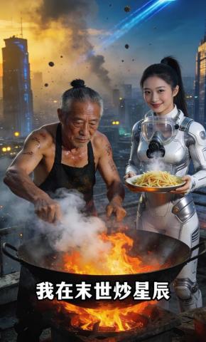 短剧《我在末世炒星辰》海报