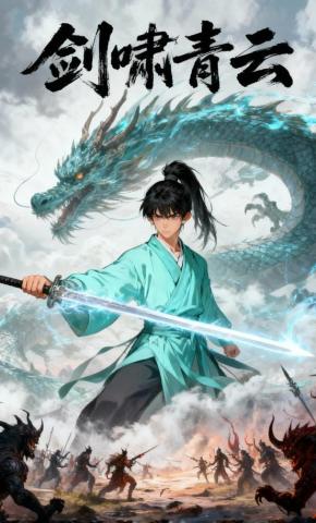 短剧《剑啸青云》海报