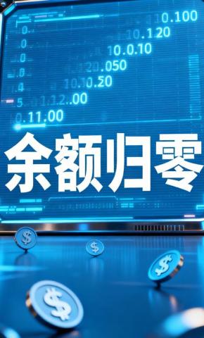 短剧《余额归零》海报