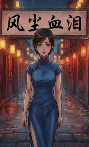 短剧《风尘血泪》海报