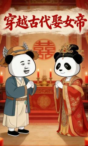 短剧《穿越古代娶女帝》海报
