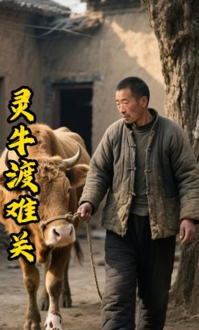 短剧《灵牛渡难关》海报