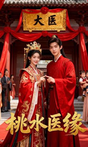 短剧《桃水医缘》海报