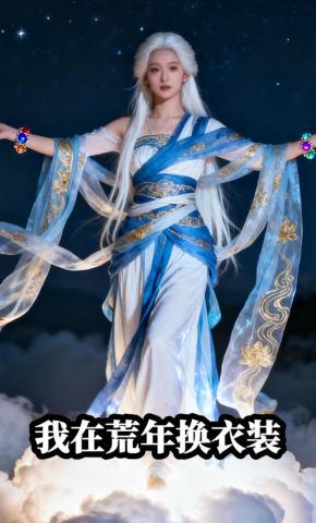 短剧《我在荒年换衣装》海报