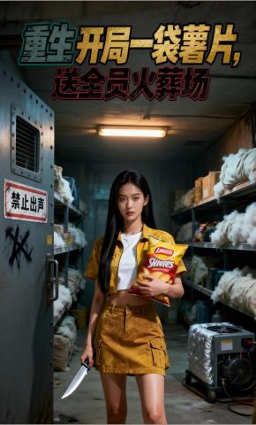 短剧《重生：开局一袋薯片，送全员火葬场》海报