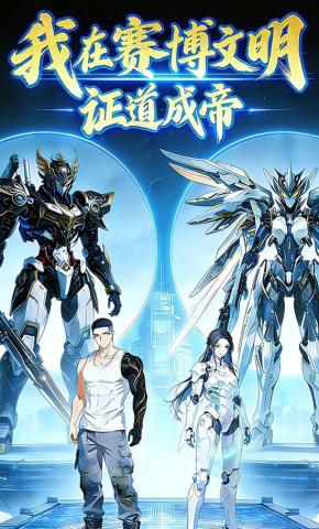 短剧《我在赛博文明证道成帝》海报