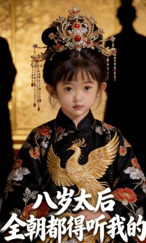 短剧《八岁太后：全朝都得听我的》海报