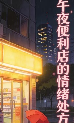 短剧《午夜便利店的情绪处方》海报