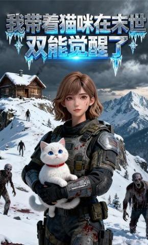 短剧《我带着猫咪在末世双能觉醒了》海报