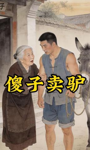 短剧《傻子卖驴》海报