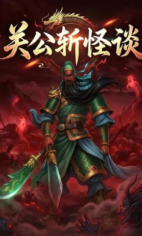 短剧《关公斩怪谈》海报