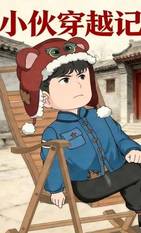 短剧《小伙穿越记》海报