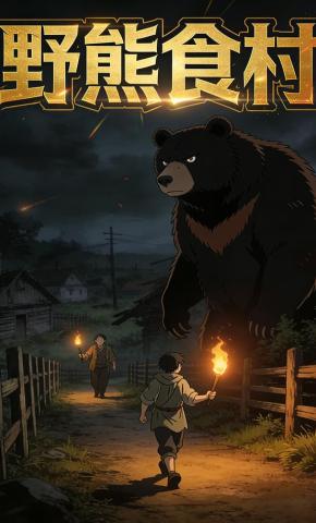 短剧《野熊食村》海报