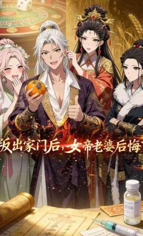 短剧《叛出家门后，女帝老婆后悔了》海报