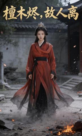短剧《檀木烬，故人离》海报
