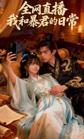 短剧《全网直播我和暴君的日常》海报