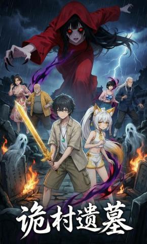 短剧《诡村遗墓》海报