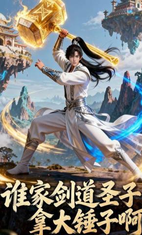 短剧《谁家剑道圣子拿大锤子啊？》海报