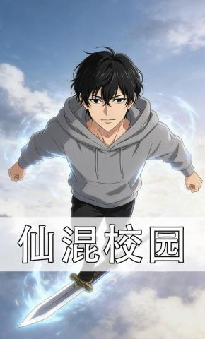 短剧《仙混校园》海报