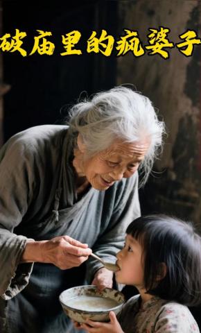 短剧《破庙里的疯婆子》海报