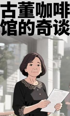 短剧《古董咖啡馆的奇谈》海报