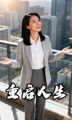 短剧《重启人生》海报