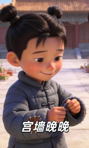 短剧《宫墙晚晚》海报