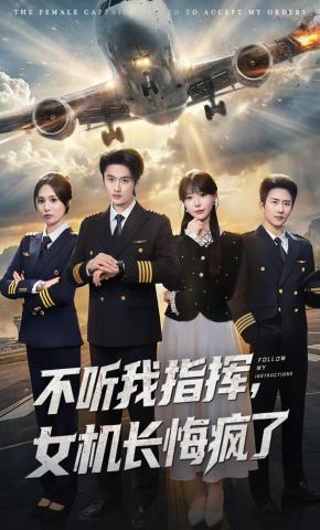 短剧《不听我指挥，女机长悔疯了》海报