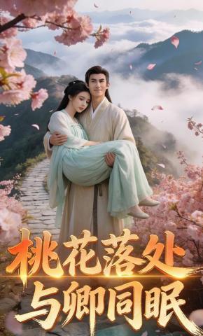 短剧《桃花落处与卿同眠》海报