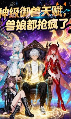 短剧《神级御兽天赋，兽娘都抢疯了》海报