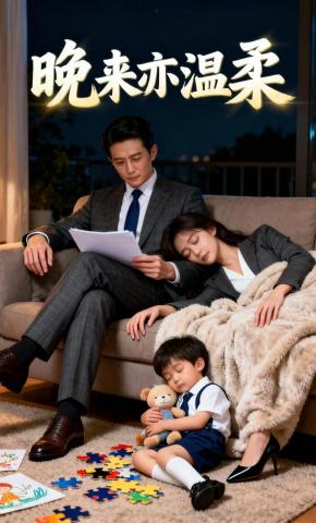 短剧《晚来亦温柔》海报