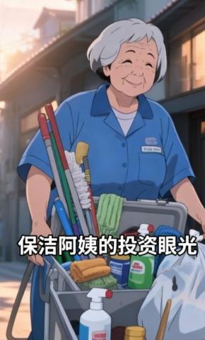 短剧《保洁阿姨的投资眼光》海报