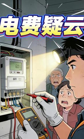 短剧《电费疑云》海报