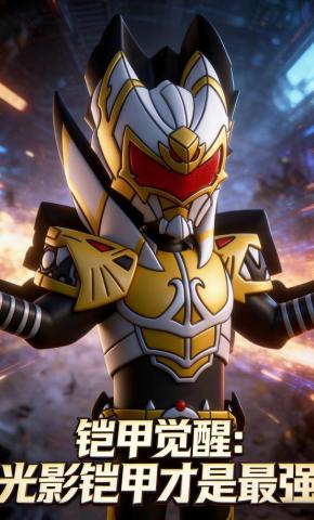 短剧《铠甲觉醒：光影铠甲才是最强》海报