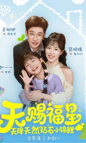 短剧《天赐福星天降天然钻石小锦鲤》海报